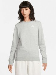 Nike Bluza w kolorze szarym rozmiar: L. Szare bluzy Nike, l, bez wzorów, bez kaptura. Za 197.63 zł.