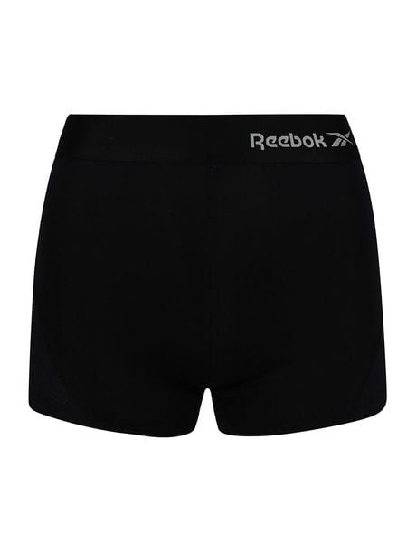 Reebok Szorty sportowe "Joyner" w kolorze czarnym rozmiar: M. Czarne szorty sportowe Reebok, bez wzorów, z materiału, outdoorowe. Za 48.05 zł.