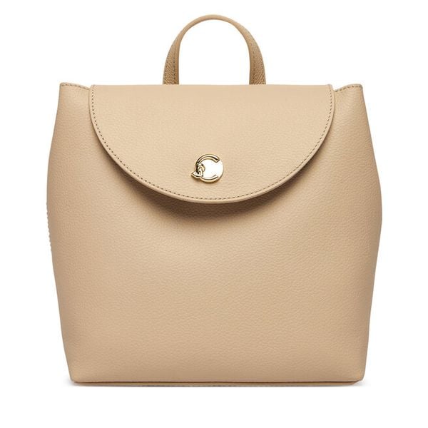 Plecak Coccinelle. Brązowe plecaki Coccinelle, bez wzorów, bez dodatków. Za 1,039.00 zł.