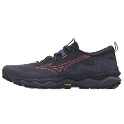 Damskie buty trailowe Mizuno Wave Daichi 9 GTX Wos. Czerwone buty treningowe Mizuno, bez wzorów, z gore-texu, bez zapięcia, do biegania, mizuno wave, gore-tex. Za 673.50 zł.