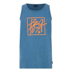 Dziecięcy tank top Protest Jordy. Niebieskie topy Protest, bez wzorów, bez kołnierzyka, bez ramiączek. Za 140.00 zł.