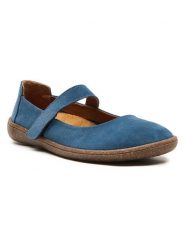 Comfortfusse Skórzane baleriny "Jeylo" w kolorze niebieskim rozmiar: 39. Niebieskie baleriny Comfortfüße, bez wzorów, bez obcasa, bez zapięcia. Za 233.22 zł.