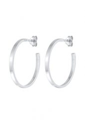 Elli Damskie kreole Basic Classic w srebrze próby 925 Kolczyki 1 ct. Kolczyki Elli, srebrne. Za 328.99 zł.