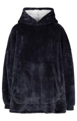 Trespass Cosiness – oversize bluza z kapturem At300 Navy. Niebieskie bluzy z kapturem 2117 OF SWEDEN, bez wzorów, z polaru, z kapturem, do jazdy konnej. Za 214.30 zł.