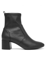 Aldo Botki Tirgus 13805877 Czarny. Czarne botki Aldo, bez wzorów, ze skóry, bez obcasa, na słupku, bez zapięcia. Za 309.99 zł.