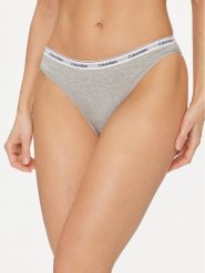 Calvin Klein Underwear Figi klasyczne 000QD5044E Szary. Szare figi Calvin Klein Underwear, bez wzorów, z bawełny. Za 49.99 zł.
