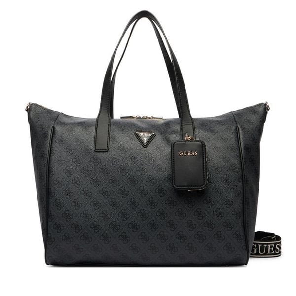 Torba weekendowa Guess. Szare torby podróżne Guess, z aplikacjami. Za 719.99 zł.