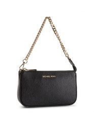 MICHAEL Michael Kors Torebka Pouches & Clutches 32F7GFDW6L Czarny. Czarne torebki klasyczne MICHAEL Michael Kors, bez wzorów, ze skóry, bez dodatków. Za 543.99 zł.