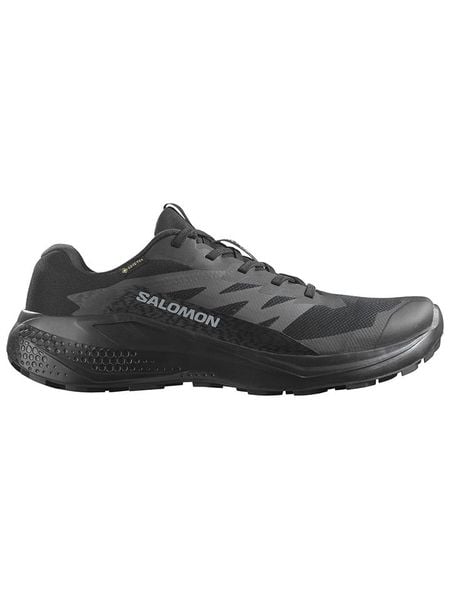 SALOMON Buty turystyczne "Alphaglide GTX" w kolorze czarnym rozmiar: 44,5. Czarne buty trekkingowe Salomon, bez wzorów, z gore-texu, bez zapięcia, outdoorowe, gore-tex. Za 314.75 zł.