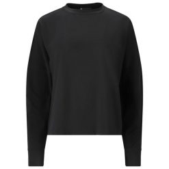 Bluza damska Athlecia Guyana. Czarne bluzy bez kaptura Athlecia, bez wzorów, bez kaptura, na fitness i siłownię. Za 196.00 zł.