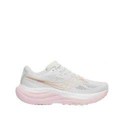 Buty biegowe Saucony Ride 19 Białe. Białe buty do biegania Saucony, bez wzorów, z materiału, bez zapięcia, do biegania. Za 690.25 zł.