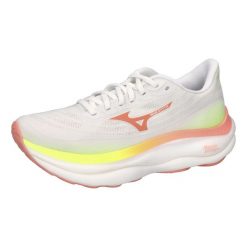 Buty do biegania damskie Mizuno Wave Sky 9. Białe buty do biegania Mizuno, bez wzorów, z materiału, bez zapięcia, do biegania, mizuno wave. Za 805.00 zł.