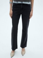 Mango Jeansy Matilda 77044452 Czarny Regular Fit. Czarne jeansy Mango, bez wzorów, z bawełny. Za 149.99 zł.