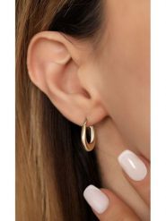 Atelier MIU Pozłacane kolczyki-kreole rozmiar: onesize. Białe kolczyki atelier MIU, pozłacane. Za 34.99 zł.