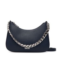 Torebka DKNY. Niebieskie torebki klasyczne DKNY, bez wzorów, klasyczne, bez dodatków. Za 609.99 zł.