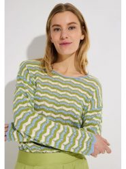 More & More Sweter w kolorze zielono-białym rozmiar: 36. Zielone swetry More & More, bez wzorów, bez ramiączek. Za 153.71 zł.