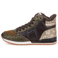 Pepe Jeans Tenisówki Damskie Gable Tumble Bootie 39 Brązowy. Trampki marki Pepe Jeans. W wyprzedaży za 272.00 zł.