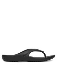 Crocs Japonki KADEE II FLIP W 202492-001 Czarny. Czarne japonki Crocs, bez wzorów, z tworzywa sztucznego. Za 129.99 zł.