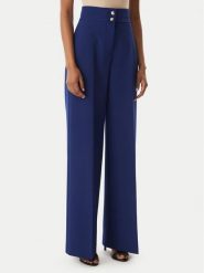 Maryley Spodnie materiałowe 26EB680/43FR Granatowy Regular Fit. Niebieskie spodnie materiałowe Maryley, bez wzorów, z materiału. Za 279.99 zł.