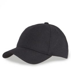 Czapka z daszkiem Calvin Klein. Czarne czapki z daszkiem Calvin Klein, bez wzorów. Za 99.99 zł.