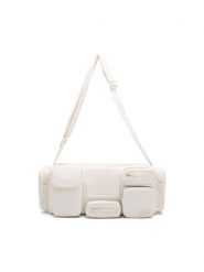 Sprandi Torba SPR-M-004-S23 Biały. Białe torby podróżne Sprandi, bez wzorów, z materiału. Za 127.99 zł.