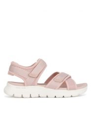 Skechers Sandały FLEX APPEAL 4.0 119487 Różowy. Czerwone sandały Skechers, bez wzorów, z materiału, bez obcasa, na płaskiej podeszwie, bez zapięcia. Za 259.99 zł.