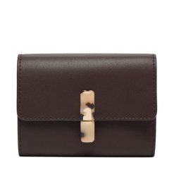 Portfel Furla. Brązowe portfele Furla, bez wzorów. Za 674.99 zł.