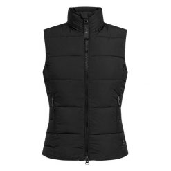 Kurtka jeździecka bez rękawów ELT Oxford. Czarne kurtki ELT, l, bez wzorów, z materiału, eleganckie, bez kaptura. Za 413.50 zł.