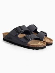 Sunbay Klapki "Balmain" w kolorze granatowym rozmiar: 37. Niebieskie klapki Sunbay, bez wzorów, klasyczne, z otwartym noskiem, bez obcasa, bez zapięcia. Za 140.20 zł.