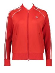 Adidas Bluza w kolorze czerwonym rozmiar: 32. Czerwone bluzy adidas, bez wzorów, bez ramiączek, bez kaptura. Za 207.45 zł.