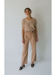 RUBY TUESDAY Sweter "Valeine" w kolorze szaroróżowym rozmiar: 40. Różowe swetry RUBY TUESDAY, bez wzorów, z bawełny, bez ramiączek. Za 167.28 zł.