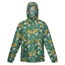 Kurtka Damska Orla Kiely Tropical Floral Packaway Waterproof Jacket. Zielone kurtki przeciwdeszczowe Regatta, xl, bez wzorów, bez kaptura, trekkingowe. Za 158.99 zł.