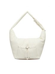 Guess Jeans Torebka CWBEO-GUESS-XC-005-09 Écru. Torebki klasyczne Guess Jeans, z aplikacjami, z jeansu, bez dodatków. Za 279.99 zł.