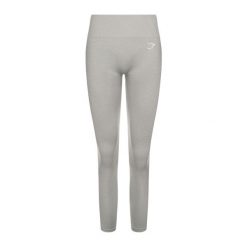 Legginsy treningowe damskie Gymshark Vital Seamless. Szare legginsy Gymshark, bez wzorów, sportowe. Za 169.99 zł.