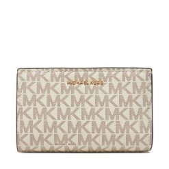 Portfel MICHAEL Michael Kors. Brązowe portfele MICHAEL Michael Kors, bez wzorów. Za 549.99 zł.