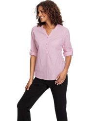 WITT WEIDEN Bluzka w kolorze jasnoróżowym rozmiar: 50. Różowe bluzki WITT WEIDEN, bez wzorów, z bawełny, bez kołnierzyka, bez ramiączek. Za 39.99 zł.