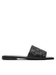KARL LAGERFELD Klapki KL85400 Czarny. Czarne klapki KARL LAGERFELD, bez wzorów, ze skóry, bez obcasa, bez zapięcia. Za 569.99 zł.