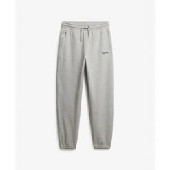 Spodnie damskie Superdry Essential. Szare spodnie dresowe Superdry, bez wzorów, długie. Za 288.40 zł.