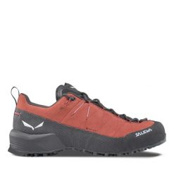 Damskie buty trekkingowe Salewa Wildfire Leather 2 GTX. Czarne trekkingi Salewa, bez wzorów, z gore-texu, bez zapięcia, trekkingowe, gore-tex. Za 773.00 zł.