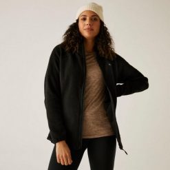 Bluza polarowa damska REGATTA Elinn. Czarne bluzy z polaru Regatta, bez wzorów, z polaru, trekkingowe. Za 129.99 zł.