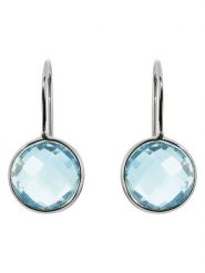 OR Carats Białozłote kolczyki z topazem rozmiar: onesize. Szare kolczyki OR Carats, z topazem, złote. Za 869.99 zł.