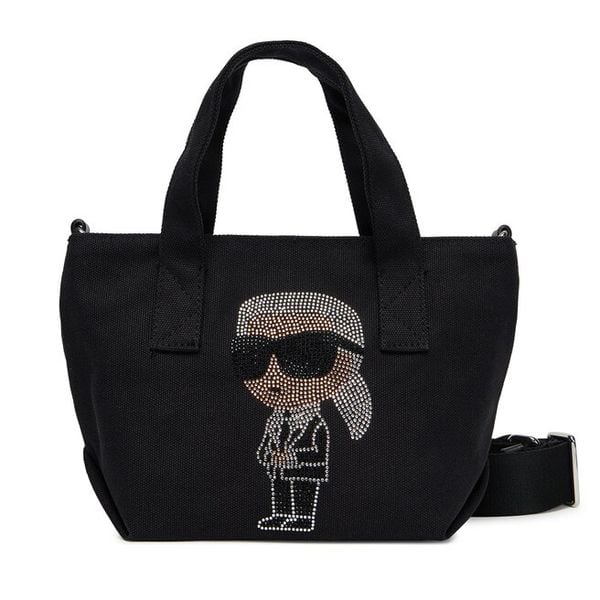 Torebka KARL LAGERFELD. Czarne torebki klasyczne KARL LAGERFELD, bez wzorów, klasyczne, bez dodatków. Za 299.99 zł.