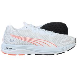 Buty do biegania damskie Puma Velocity Nitro 2 GTX. Szare buty do biegania Puma, bez wzorów, z gore-texu, bez zapięcia, do biegania, gore-tex. Za 389.99 zł.