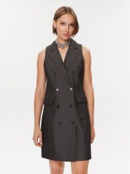 Bruuns Bazaar Sukienka codzienna Need Lian BBW3543 Szary Regular Fit. Szare sukienki Bruuns Bazaar, na co dzień, bez wzorów, z syntetyku, bez kołnierzyka, bez ramiączek, proste. Za 449.99 zł.