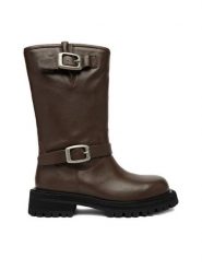 G-Star Raw Botki EO-ERVA-LT2520-101 Brązowy. Brązowe botki G-Star Raw, bez wzorów, ze skóry, retro, bez obcasa, na płaskiej podeszwie, bez zapięcia. Za 579.99 zł.