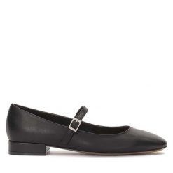 Baleriny Kazar. Czarne baleriny Kazar, bez wzorów, bez obcasa, bez zapięcia. Za 499.00 zł.