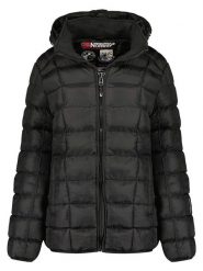 Geographical Norway Kurtka pikowana "Babette" w kolorze czarnym rozmiar: XL. Czarne kurtki Geographical Norway, xl, bez wzorów, bez kaptura. Za 302.39 zł.