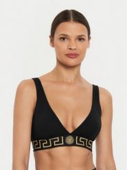 Versace Biustonosz braletka AUD01047 1A10011 Czarny. Czarne biustonosze Versace, bez wzorów, z bawełny. Za 379.99 zł.
