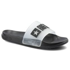 Klapki damskie Big Star, wsuwane basenowe klapki z tworzywa, czarne, FF274A200-906. Czarne klapki BIG STAR, z aplikacjami, retro, bez obcasa, bez zapięcia. Za 55.00 zł.