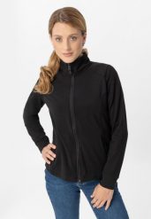 Dopasowany polar F-MOYA. Brązowe bluzy z polaru Volcano, m, bez wzorów, z dzianiny. Za 159.99 zł.